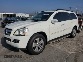 2008 Mercedes-Benz GL-Class 4.6L with VIN 4JGBF71E98A383982, listed as a Copart auction lot 76320554 with 108,857 mi miles and Salvage Title. Bid and sale history available at carsss.com. Image 1.
