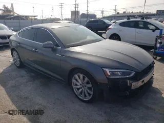 2018 Audi A5 Sportback Premium Plus with VIN WAUBNCF51JA128240, listed as a Copart auction lot 38999434 with 34,521 mi miles. Bid and sale history available at carsss.com. Image 4.