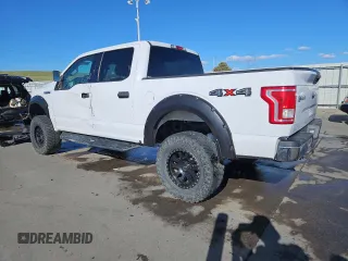 2017 Ford F-150 XL with VIN 1FTEW1EF2HKD75671, listed as a Copart auction lot 53381515 with 133,967 mi miles and Salvage Title. Bid and sale history available at carsss.com. Image 2.