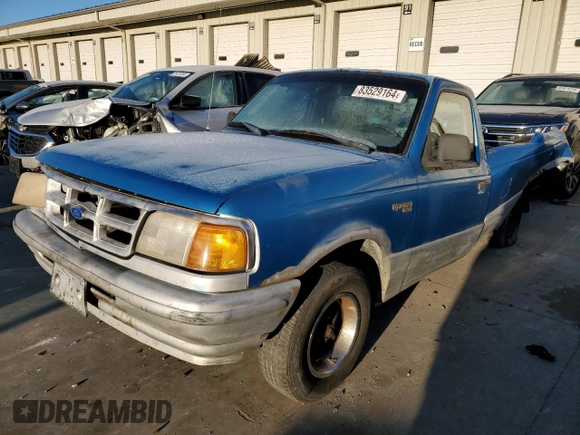 1993 Ford Ranger Splash with VIN 1FTCR10U8PPB08220, listed as a Copart auction lot 83529164 with 284,189 mi miles and Salvage title. Bid and sale history available at DreamBid. Image 1.