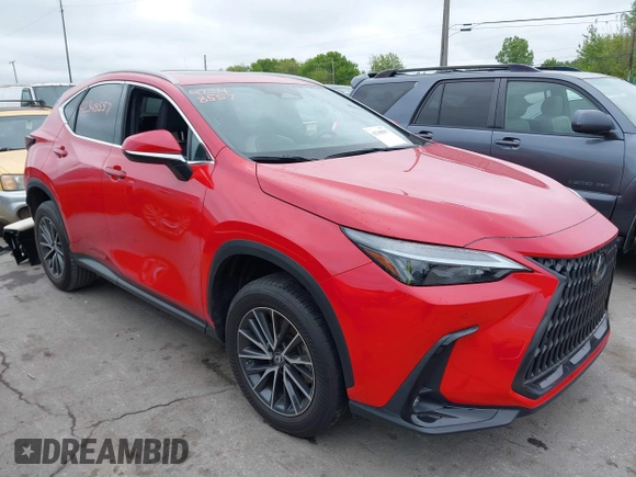 2022 Lexus NX 250 Premium with VIN 2T2GDCAZ2NC002889, listed as a IAAI auction lot 42348557 with 19,447 mi miles and . Bid and sale history available at DreamBid. Image 1.