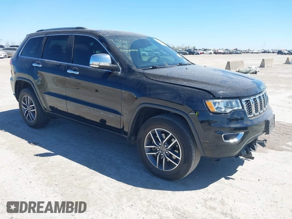 2020 Jeep Grand Cherokee Limited with VIN 1C4RJEBG6LC430209, listed as a IAAI auction lot 41871742 with 89,632 mi miles and . Bid and sale history available at DreamBid. Image 1.