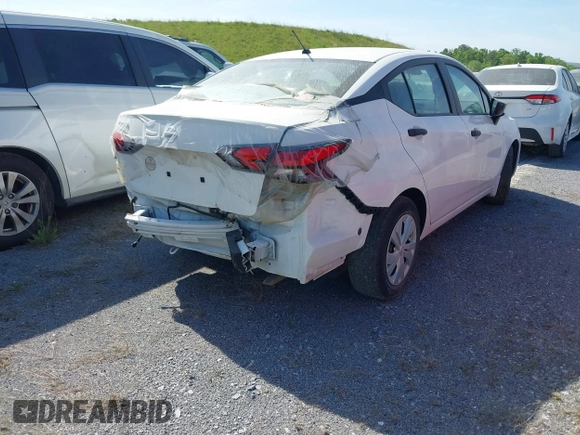 2020 Nissan Versa S with VIN 3N1CN8DV3LL887235, listed as a IAAI auction lot 39765652 with 71,314 mi miles. Bid and sale history available at carsss.com. Image 4.