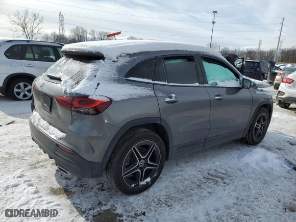 2023 Mercedes-Benz GLA with VIN W1N4N4HB1PJ497377, listed as a Copart auction lot 44612485 with 26,375 mi miles and Clean Title. Bid and sale history available at carsss.com. Image 3.