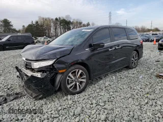 2024 Honda Odyssey Touring with VIN 5FNRL6H81RB027363, listed as a Copart auction lot 49945945 with Not Provided miles and Salvage Title. Bid and sale history available at carsss.com. Image 1.
