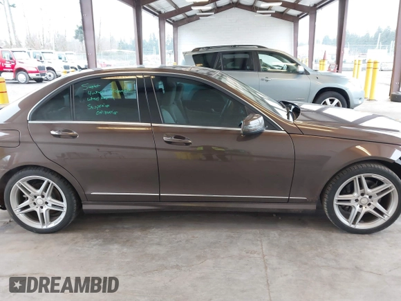 2013 Mercedes-Benz C 350 Sport with VIN WDDGF5HB7DG147211, listed as a IAAI auction lot 41615722 with 89,082 mi miles and . Bid and sale history available at DreamBid. Image 14.