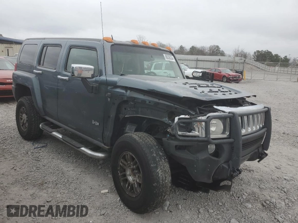 2006 Hummer H3 with VIN 5GTDN136068277226, listed as a Copart auction lot 86356334 with 142,181 mi miles and Salvage Title. Bid and sale history available at DreamBid. Image 4.
