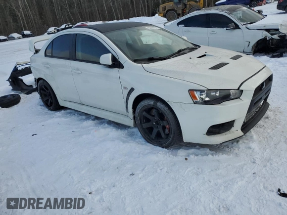2010 Mitsubishi Lancer Evolution GSR with VIN JA32W8FV4AU604717, listed as a Copart auction lot 83896464 with 140,502 mi miles and Salvage Title. Bid and sale history available at DreamBid. Image 4.