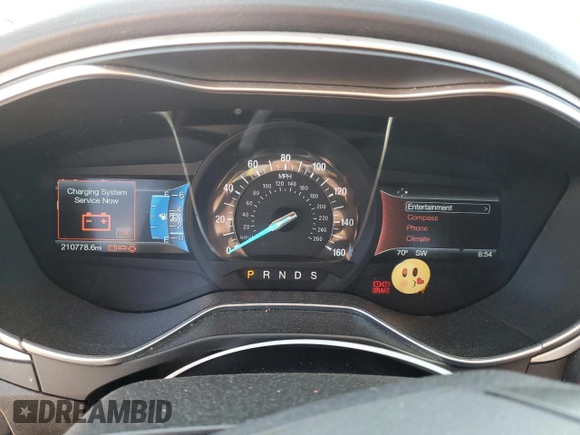 2016 Ford Fusion SE с VIN 3FA6P0H73GR375839, выставлен на аукционе Copart как лот 54167245 с пробегом 210 778 миль миль и Списание • Salvage title. История ставок и продаж доступна на DreamBid. Изображение 9.