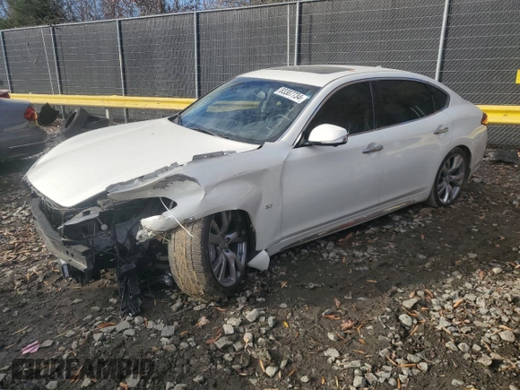 2016 Infiniti Q70 with VIN JN1BY1PR2GM721261, listed as a Copart auction lot 83307734 with 175,027 mi miles and Salvage title. Bid and sale history available at DreamBid. Image 1.