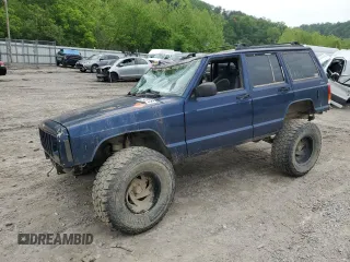 2001 Jeep Cherokee Sport z VIN 1J4FF48S21L595966, wystawiony jako Copart lot #55946575 z przebiegiem Nie podano mil oraz Szkoda całkowita • Salvage title. Historia ofert i sprzedaży dostępna na DreamBid. Obrazek 1.