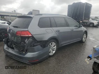 2018 Volkswagen Golf SportWagen S with VIN 3VW117AUXJM752313, listed as a Copart auction lot 44076685 with 105,527 mi miles and Salvage Title. Bid and sale history available at carsss.com. Image 3.