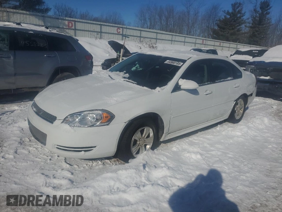 2014 Chevrolet Impala LS with VIN 2G1WA5E32E1111161, listed as a Copart auction lot 44968185 with 74,882 mi miles and Salvage Title. Bid and sale history available at DreamBid. Image 1.