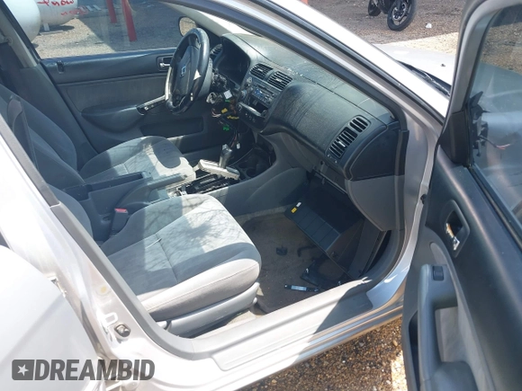 2003 Honda Civic LX with VIN 1HGES16563L003837, listed as a IAAI auction lot 41887191 with Not Provided miles and . Bid and sale history available at DreamBid. Image 5.
