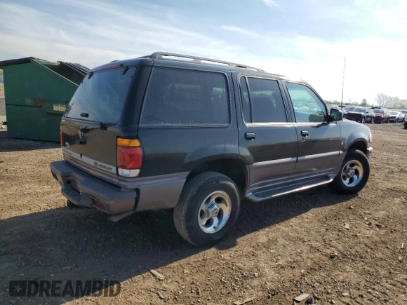 1997 Mercury Mountaineer with VIN 4M2DU55P5VUJ62435, listed as a Copart auction lot 60163465 with 105,646 mi miles and Salvage title. Bid and sale history available at DreamBid. Image 3.