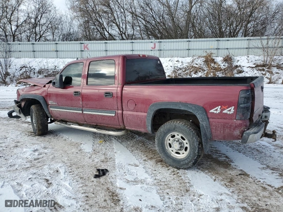 2006 Chevrolet Silverado 2500HD LT1 with VIN 1GCHK23D26F186329, listed as a Copart auction lot 41633675 with NaN miles and Clean Title. Bid and sale history available at carsss.com. Image 2.