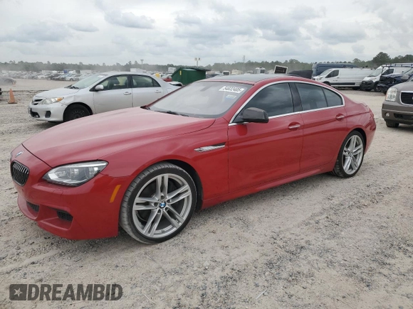 2013 BMW 6 Series 650i with VIN WBA6B2C57DD128433, listed as a Copart auction lot 54832405 with 96,340 mi miles and Clean Title. Bid and sale history available at carsss.com. Image 1.