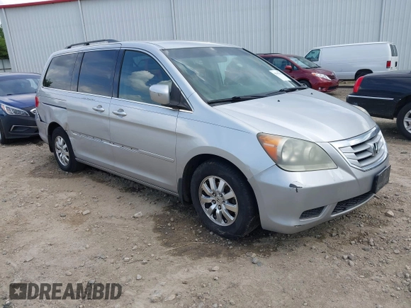 2010 Honda Odyssey EX с VIN 5FNRL3H49AB023447, выставлен на аукционе IAAI как лот 42185412 с пробегом 215 317 миль миль и . История ставок и продаж доступна на DreamBid. Изображение 1.