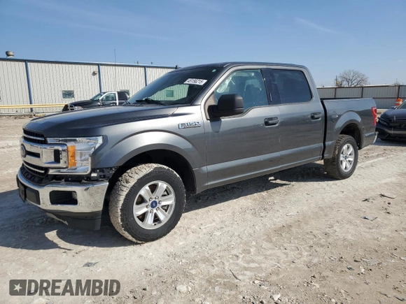 2020 Ford F-150 XL with VIN 1FTEW1C4XLFA23862, listed as a Copart auction lot 45156215 with 104,872 mi miles and Salvage Title. Bid and sale history available at carsss.com. Image 1.