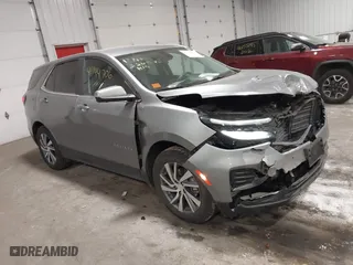 2023 Chevrolet Equinox LT with VIN 3GNAXUEG1PS156118, listed as a IAAI auction lot 41144706 with 22,454 mi miles. Bid and sale history available at carsss.com. Image 1.