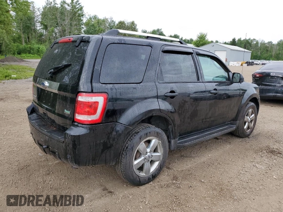 2010 Ford Escape Limited with VIN 1FMCU9EG8AKD13892, listed as a Copart auction lot 62476525 with 274,338 mi miles and Clean title. Bid and sale history available at DreamBid. Image 3.