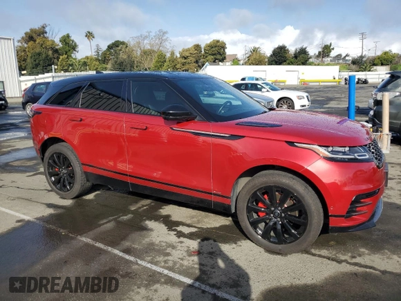 2018 Land Rover Range Rover Velar R-Dynamic SE with VIN SALYL2RN7JA744221, listed as a Copart auction lot 50953795 with 75,881 mi miles and Clean Title. Bid and sale history available at carsss.com. Image 4.