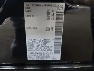 2024 Nissan Altima SR with VIN 1N4BL4CV2RN410920, listed as a IAAI auction lot 42474952 with 23,587 mi miles and . Bid and sale history available at DreamBid. Image 9.