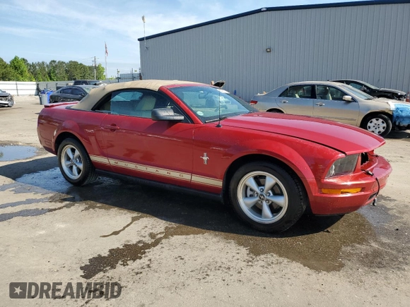 2008 Ford Mustang Deluxe with VIN 1ZVHT84N885106657, listed as a Copart auction lot 54885075 with 79,166 mi miles and Salvage title. Bid and sale history available at DreamBid. Image 4.