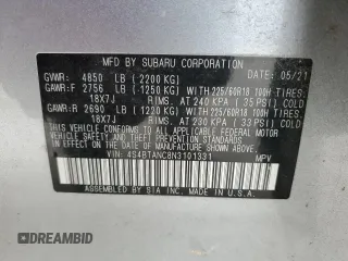 2022 Subaru Outback Limited with VIN 4S4BTANC8N3101331, listed as a Copart auction lot 41754675 with Not Provided miles and Non Repairable. Bid and sale history available at DreamBid. Image 13.