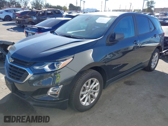 2020 Chevrolet Equinox LS with VIN 3GNAXHEVXLS521380, listed as a IAAI auction lot 40830916 with 72,350 mi miles. Bid and sale history available at carsss.com. Image 19.