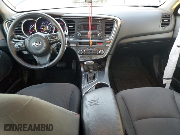 2015 Kia Optima LX with VIN 5XXGM4A72FG469281, listed as a Copart auction lot 83656144 with 129,491 mi miles and Salvage Title. Bid and sale history available at DreamBid. Image 8.