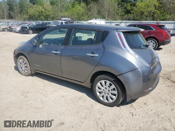 2015 Nissan LEAF SV with VIN 1N4AZ0CP9FC310695, listed as a Copart auction lot 53482025 with 98,125 mi miles and Clean Title. Bid and sale history available at carsss.com. Image 3.