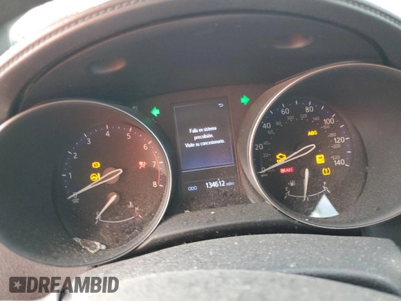 2019 Toyota C-HR XLE with VIN NMTKHMBX5KR083796, listed as a Copart auction lot 88213575 with 134,612 mi miles and Salvage Title. Bid and sale history available at DreamBid. Image 9.
