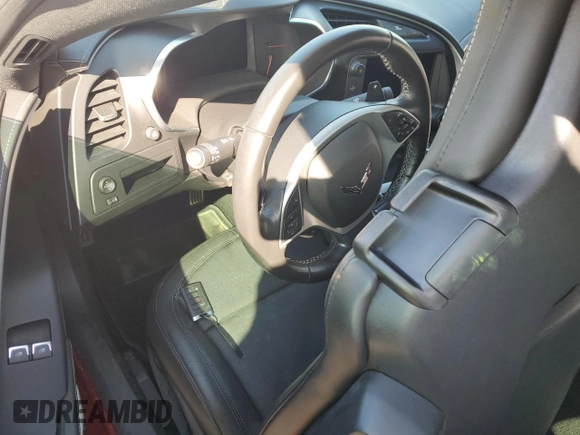 2016 Chevrolet Corvette Z51 1LT with VIN 1G1YH2D77G5115392, listed as a Copart auction lot 74354934 with 0 mi miles and Non Repairable. Bid and sale history available at carsss.com. Image 8.