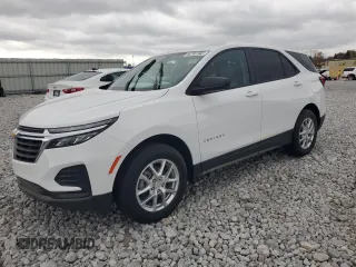 2024 Chevrolet Equinox LS z VIN 3GNAXSEG8RL319171, wystawiony jako Copart lot #79670314 z przebiegiem 4 mil mil oraz Szkoda całkowita • Salvage title. Historia ofert i sprzedaży dostępna na DreamBid. Obrazek 1.