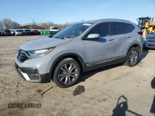 2022 Honda CR-V Touring with VIN 2HKRW2H95NH649730, listed as a Copart auction lot 48312955 with 2,490 mi miles and Salvage Title. Bid and sale history available at carsss.com. Image 1.