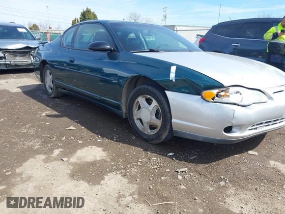 2001 Chevrolet Monte Carlo SS with VIN 2G1WX15K619171471, listed as a IAAI auction lot 41856221 with 255,666 mi miles. Bid and sale history available at carsss.com. Image 6.