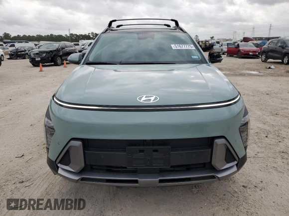 2025 Hyundai Kona Limited with VIN KM8HECA30SU187634, listed as a Copart auction lot 51677775 with 2,698 mi miles and Salvage Title. Bid and sale history available at DreamBid. Image 5.
