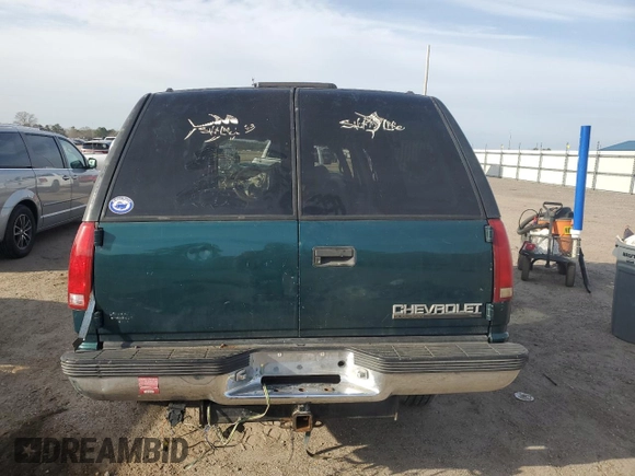 1999 Chevrolet Suburban with VIN 3GNEC16R6XG273420, listed as a Copart auction lot 48165625 with 246,150 mi miles and Salvage Title. Bid and sale history available at carsss.com. Image 6.