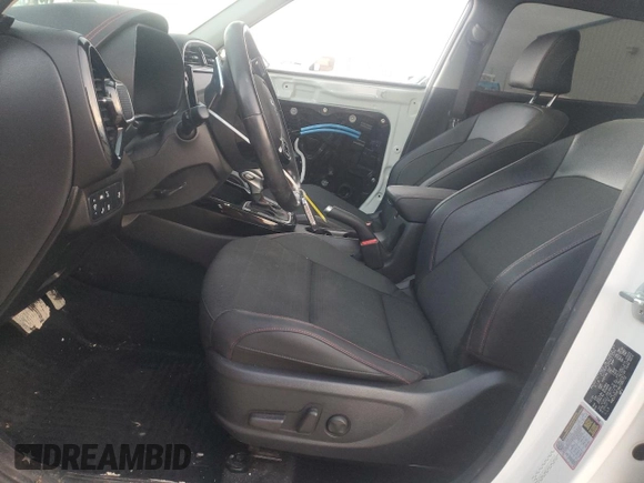 2022 Kia Soul Turbo with VIN KNDJ53AFXN7180712, listed as a Copart auction lot 43558835 with 55,487 mi miles and Salvage Title. Bid and sale history available at carsss.com. Image 7.