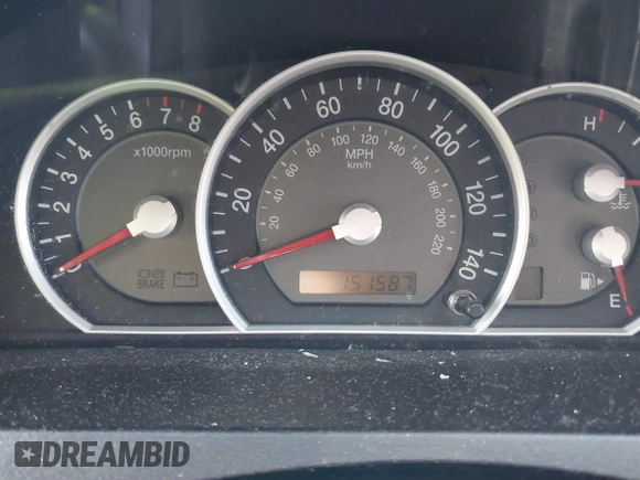 2008 Kia Sorento LX with VIN KNDJD735X85797316, listed as a IAAI auction lot 41656415 with 151,587 mi miles and . Bid and sale history available at DreamBid. Image 7.