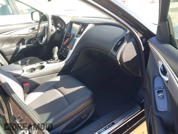 2019 Infiniti Q50 3.0t LUXE with VIN JN1EV7AP8KM541551, listed as a IAAI auction lot 41534608 with 66,273 mi miles. Bid and sale history available at carsss.com. Image 5.