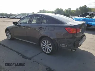 2010 Lexus IS 250 with VIN JTHCF5C29A5042532, listed as a Copart auction lot 62377585 with 204,755 mi miles and Salvage title. Bid and sale history available at DreamBid. Image 2.