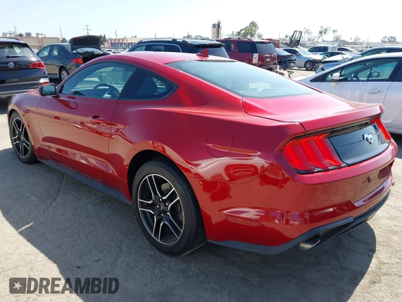 2021 Ford Mustang EcoBoost with VIN 1FA6P8TH7M5125744, listed as a IAAI auction lot 42520877 with 31,953 mi miles and . Bid and sale history available at DreamBid. Image 3.