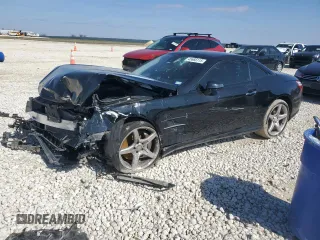 2014 Mercedes-Benz SL-Class SL 550 with VIN WDDJK7DA4EF027626, listed as a Copart auction lot 45666115 with 0 mi miles and Salvage Title. Bid and sale history available at carsss.com. Image 1.