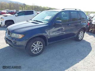 2005 BMW X5 3.0i with VIN 5UXFA13505LY15694, listed as a IAAI auction lot 42051677 with 104,559 mi miles. Bid and sale history available at carsss.com. Image 2.