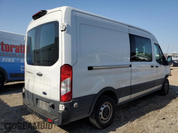 2019 Ford Transit with VIN 1FTYR2CM2KKB66496, listed as a Copart auction lot 87134004 with 190,590 mi miles and Salvage title. Bid and sale history available at DreamBid. Image 3.