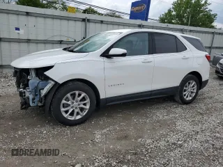 2019 Chevrolet Equinox LT with VIN 3GNAXKEV6KS661194, listed as a Copart auction lot 55390615 with 63,353 mi miles and Salvage title. Bid and sale history available at DreamBid. Image 1.