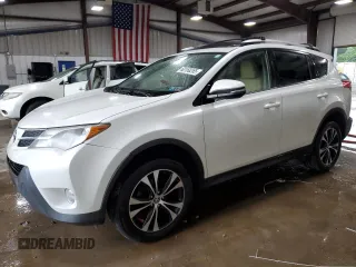 2015 Toyota RAV4 Limited z VIN JTMDFREV2FD125558, wystawiony jako Copart lot #60168265 z przebiegiem 86 259 mil mil oraz Szkoda całkowita • Salvage title. Historia ofert i sprzedaży dostępna na DreamBid. Obrazek 1.