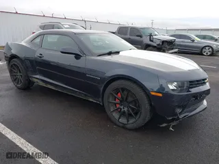 2014 Chevrolet Camaro LT with VIN 2G1FB1E3XE9265155, listed as a IAAI auction lot 41227609 with 104,786 mi miles. Bid and sale history available at carsss.com. Image 1.